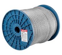 Трос стальной, оцинк. М8 DIN 3055 (бухта 100 м) STARFIX