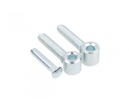 Петля ввертная ПВв2 1,75мм, цинк STARFIX (с резьбой под дерево)