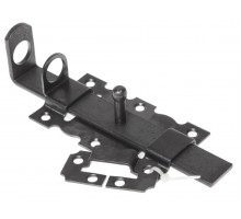 Задвижка дверная 110 мм с проушиной, оксид. STARFIX