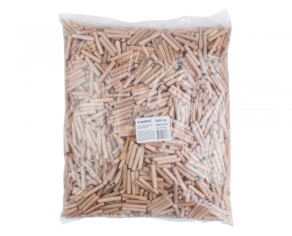 Шкант мебельный 8х50 мм деревянный (2000 шт в пакете) STARFIX