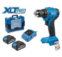 Аккум. дрель-шуруповерт BULL SR 1803 Xcase XLTpro БЕСЩЕТ., 2x2 А*ч, 18 В, 45 Н*м, БЗП 10 мм