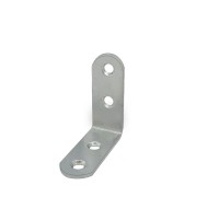 Уголок мебельный 17х40х40 мм белый цинк (4 шт в зип-локе) STARFIX