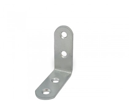 Уголок мебельный 17х40х40 мм белый цинк (4 шт в зип-локе) STARFIX