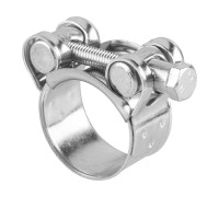 Хомут силовой 23-25мм, цинк (20 шт в пакете) STARFIX