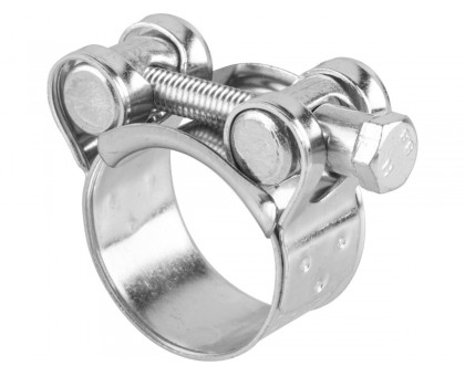 Хомут силовой 23-25мм, цинк (20 шт в пакете) STARFIX