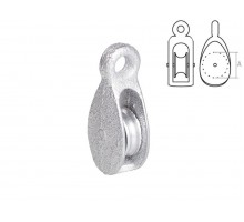 Блок одинарный металл 30 мм STARFIX