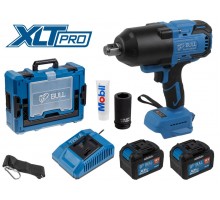 Аккум. ударный гайковерт BULL SC 1810 Xcase, XLTpro, БЕСЩЕТ., 18 В, 1500 Н*м, 3/4", 2х6 А*ч, з/у 6 А