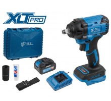 Аккум. ударный гайковерт BULL SC 1804 в чем. XLTpro БЕСЩЕТ., 18 В, 400 Н*м, 1/2", 1х4 А*ч, з/у 4 А