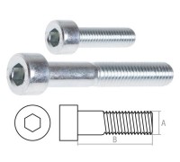 Винт М5х25 мм с внутр. шестигр., цинк, кл.пр. 8.8, DIN 912 (5 кг) STARFIX