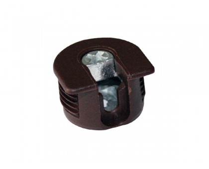 Эксцентрик усиленный пластиковый 20 мм, коричневый (10 шт в зип-локе) STARFIX