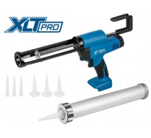 Аккум. пистолет для герметика BULL CG 1860 SOLO, 300/600 мл, 2500 Н, 8,3 мм/с, рег. скор.