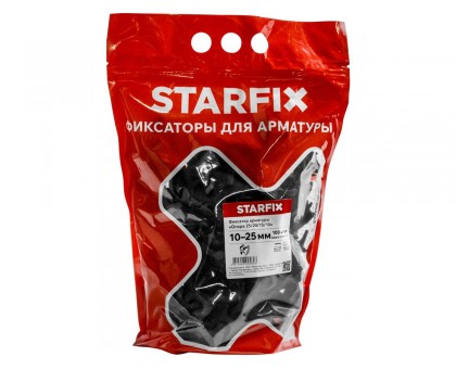 Фиксатор арматуры "Опора 25/20/15/10" 4-18 (100 шт в дой-паке) STARFIX