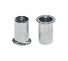 Заклепка резьбовая М4 потай бортик, белый цинк (18000 шт в коробе) STARFIX