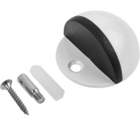 Упор дверной d-45мм круглый белый STARFIX