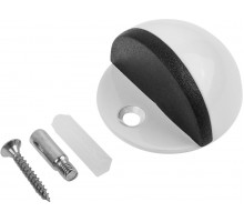 Упор дверной d-45мм круглый белый STARFIX