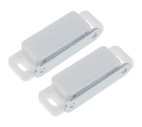 Защелка магнитная 74мм белая (2 шт в пакете) STARFIX