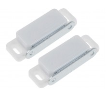 Защелка магнитная 74мм белая (2 шт в пакете) STARFIX