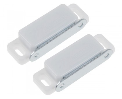 Защелка магнитная 74мм белая (2 шт в пакете) STARFIX