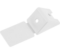 Уголок мебельный пласт. белый (4 шт в зип-локе) STARFIX