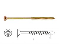 Шуруп универсальный 6.0х180 мм желтый цинк (5 кг) STARFIX