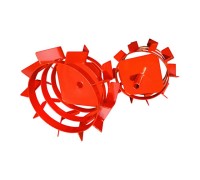 Грунтозацепы (комплект) ф 350/270 мм, шир. 160 мм, 6-гр. втулка 26 мм, 3 обруча ВРМЗ