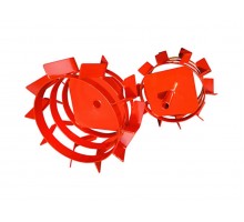 Грунтозацепы (комплект) ф 350/270 мм, шир. 160 мм, 6-гр. втулка 26 мм, 3 обруча ВРМЗ