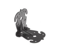 Уголок 70х70х60 мм фигурный, черн.мат. STARFIX