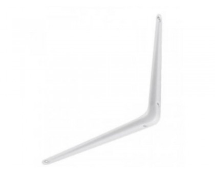 Кронштейн с ребром жесткости 125х150 мм белый STARFIX