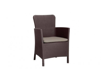 Стул MIAMI DC brwn+cus wsm taupe 4 cm 020 std