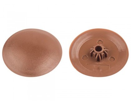 Заглушка для самореза PH2, декоративная коричневая (1000 шт в пакете) STARFIX