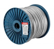 Трос стальной, оцинк. М4 DIN 3055 (бухта 200 м) STARFIX