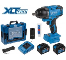 Аккум. ударный гайковерт BULL SC 1807 Xcase, XLTpro, БЕСЩЕТ., 18 В, 750 Н*м, 1/2", 2х6 А*ч, з/у 6 А