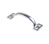 Ручка-скоба 120 мм цельнотянутая, белый цинк STARFIX