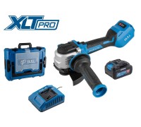 Аккум. углошлифмашина BULL CSG 1812-1 SR Xcase XLTpro 1x4 Ач БЕСЩЕТ, 125 мм, рег. об., 10 000 об/мин