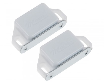 Защелка магнитная 55мм белая (2 шт в пакете) STARFIX
