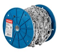 Цепь сварная короткозвенная, оцинк. М8 DIN 766 (бухта 10 м) STARFIX