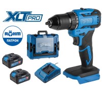 Аккум. дрель-шуруповерт BULL SR 1804 R-series Xcase XLTpro БЕСЩЕТ., Импульс., 18 В, 50 Н*м, 2х4 А*ч
