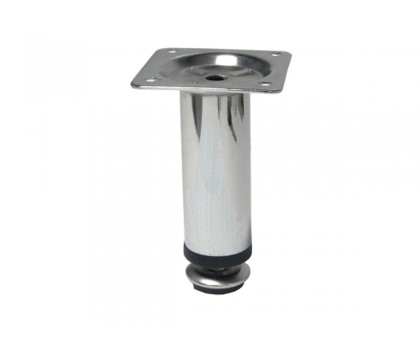 Опора мебельная круглая d30х100 мм, хром STARFIX