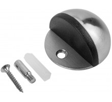 Упор дверной d-45мм круглый мат. xром STARFIX