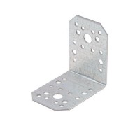 Уголок крепежный 65х90х90 мм С 2.0 мм белый цинк STARFIX