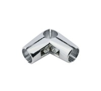 Соединение угловое для 3 труб, хром STARFIX