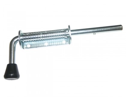 Задвижка дверная  ЗД-12, белый цинк STARFIX