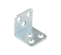 Уголок мебельный 30х30х30 мм белый цинк (4 шт в зип-локе)  STARFIX