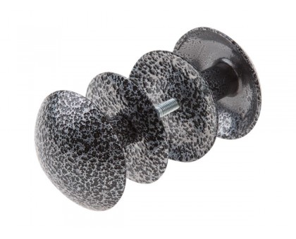 Ручка-кнопка алюминиевая пол. серебро STARFIX