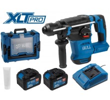 Аккум. перфоратор BULL CBH 1826 Xcase, XLTpro, БЕСЩЕТ., 18 В, 2.6 Дж, 26 мм, 2x6 А*ч, з/у