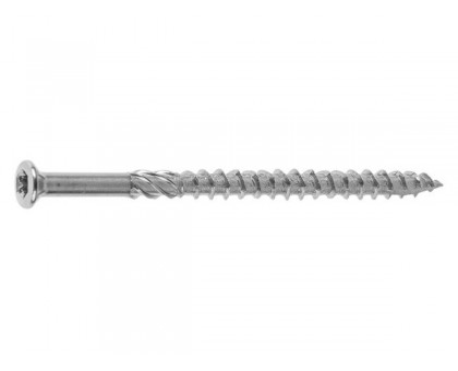 Саморез для террасной доски 5.0х80 мм, нерж. сталь (Aisi 410), TORX25 (50 шт в пласт. конт.) STARFIX