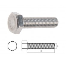 Болт М6х40 шестигр., нерж.сталь (А2), DIN 933 (10 шт в зип-локе) STARFIX