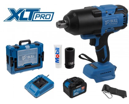 Аккум. ударный гайковерт BULL SC 1810 Xcase, XLTpro, БЕСЩЕТ., 18 В, 1500 Н*м, 3/4", 1х6 А*ч, з/у 6 А