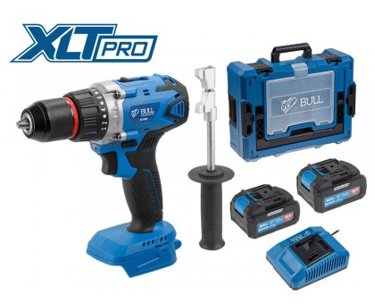 Аккум. дрель-шуруповерт BULL SR 1802 Xcase, XLTpro, БЕСЩЕТ., 18 В, 80 Н*м, 2*4 А*ч, БЗП 13 мм