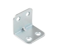 Уголок мебельный 25х25х25 мм белый цинк (4 шт в зип-локе)  STARFIX